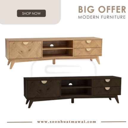 LOFTUS 1.8M TV CABINET 102/112 / 1001 (HINLIM)