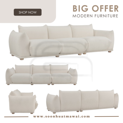 CLIO 3 SEATER SOFA 111/3782 (HINLIM)