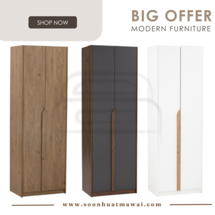 MANDO 2 DOOR WARDROBE 173 / 170/172 / 171/173 (HINLIM)