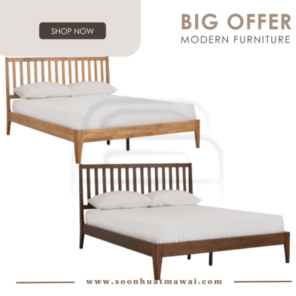 CLEVELAND QUEEN BED WITH 1900MM BED PANEL 102 / 109 (HINLIM)