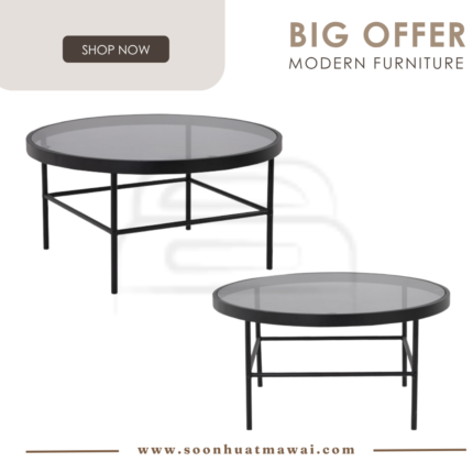 CASHEL ROUND COFFEE TABLE 802/906 (HINLIM)