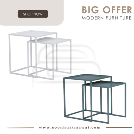 CARIAD NEST OF 2 COFFEE TABLE SET 801 / 805 (HINLIM)