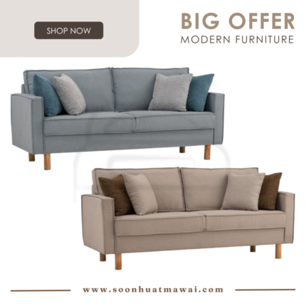 NEXON 3 SEATER SOFA 102/7009 / 102/7007 (HINLIM)