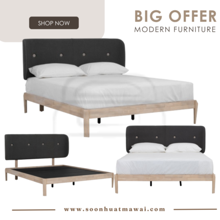 KAIJI QUEEN BED WITH 1900MM BED PANEL 111/6182/6180 (HINLIM)