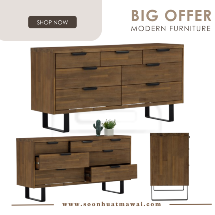 BRINHILL 1.55M DRESSER 802/1802 (HINLIM)