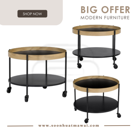 MENDEL ROUND COFFEE TABLE 802/112/114 (HINLIM)