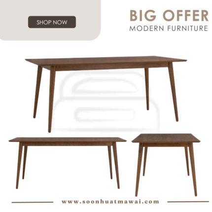 DOVER 900X1800 DINING TABLE 109/113 (HINLIM)