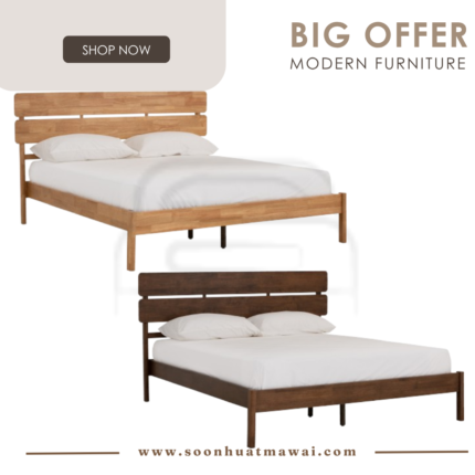 SEATTLE QUEEN BED WITH 1900MM SIDE RAIL102 / 109 (HINLIM)