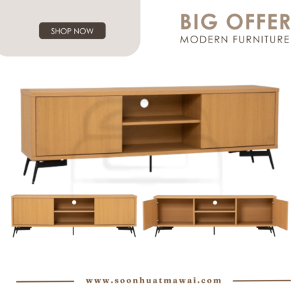 PONTO 1.78M TV CABINET 802/173 (HINLIM)