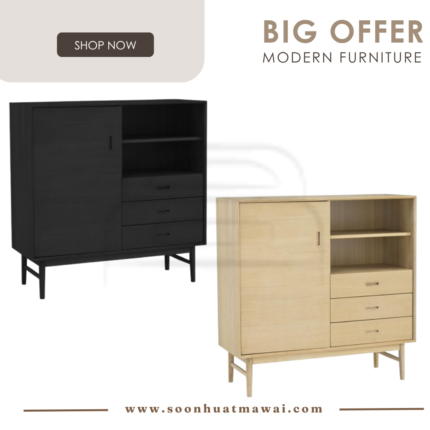 HAMPTON 1.2M TALL SIDEBOARD 114 / 112 (HINLIM)