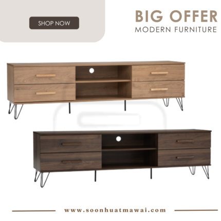 SAMOS 1.8M TV CABINET 802/173 / 802/170 (HINLIM)