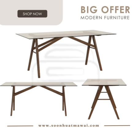 KOEN 900X1800 DINING TABLE 109/900 (HINLIM)