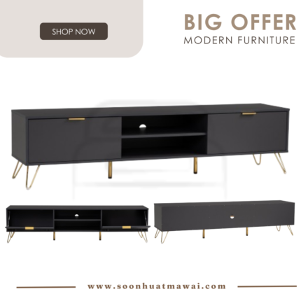 VOLOS 1.8M TV CABINET 808/172 (HINLIM)