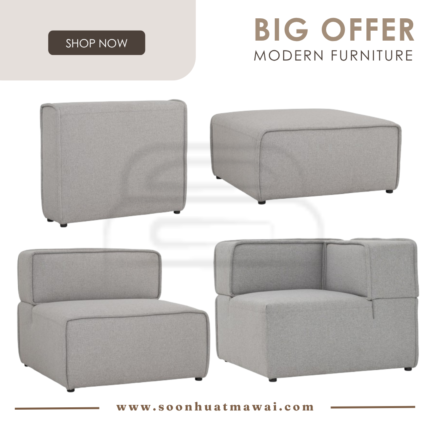 ACURA ARM REST / OTTOMAN / SINGLE SEATER / CORNER UNIT 6370 SOFA (HINLIM)
