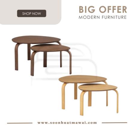 SANDRA SET OF 2 COFFEE TABLE 109 / 102 (HINLIM)