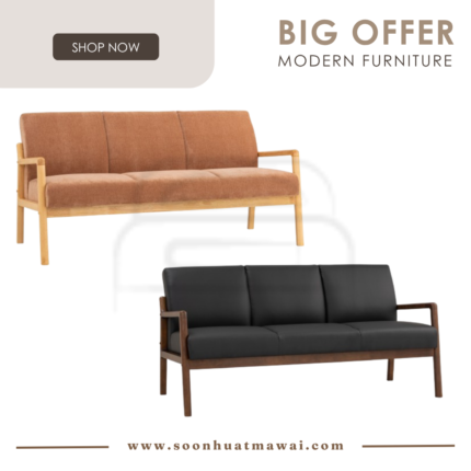 MENDO 3 SEATER SOFA 102/6803 / 109/520 (HINLIM)