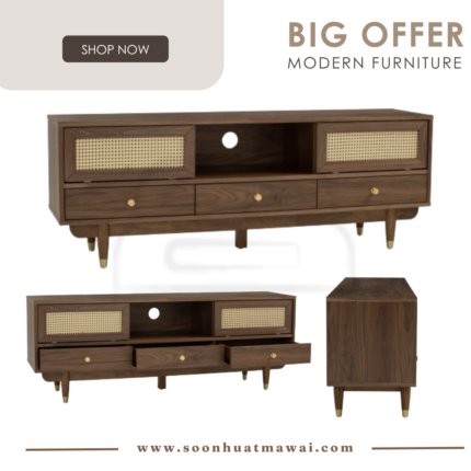 ROYSTON 1.6M TV CABINET 808/109/113/211 (HINLIM)