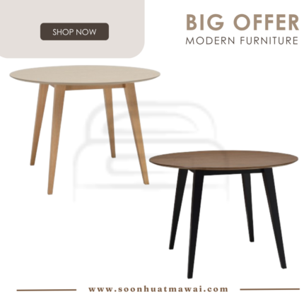 PLATON DIA 1067 ROUND DINING TABLE 102/1307 / 114/109 (HINLIM)