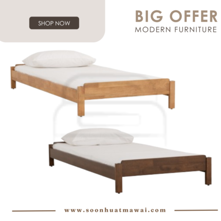 HILO SINGLE BED WITH 1900MM SIDE RAIL 102 / 109 (HINLIM)