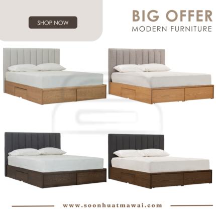 MOLA QUEEN BED WITH STORAGE 1900MM BED PANEL 102/3690 / 109/3692