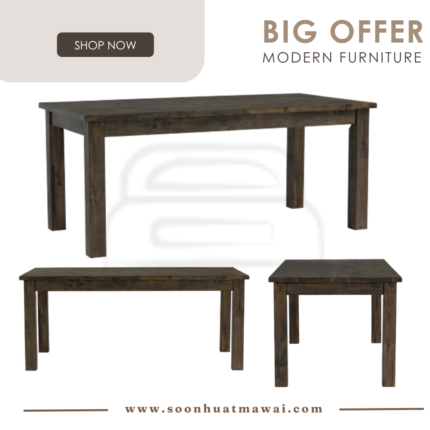 LEYTON 900 X 1800 DINING TABLE 1860 (HINLIM)