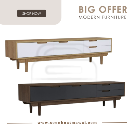 NAKULA 1.8M TV CABINET 102/130 / 109/113/1318 (HINLIM)