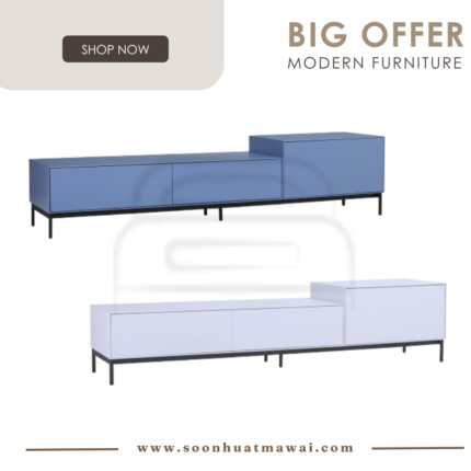LOWELL 1.8M TV CABINET 802/1319 / 802/130 (HINLIM)