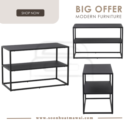 KATHERYNE SHOE RACK W/2 SHELF 802 (HINLIM)