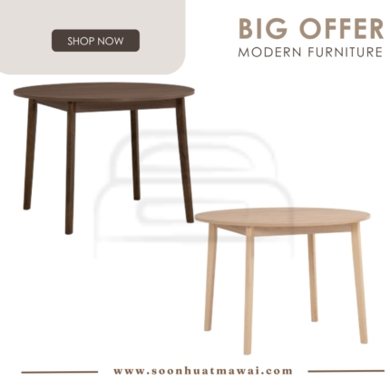 STARK DIA1067 DINING TABLE 109/169 / 111/168 (HINLIM)