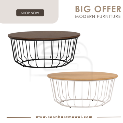 FLUX ROUND COFFEE TABLE 802/109 / 801/102 (HINLIM)