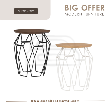 NANO ROUND SIDE TABLE 802/109 / 801/102 (HINLIM)