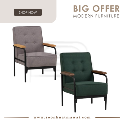 DZIRE 1 SEATER SOFA 802/109/6204 / 802/102/6208 (HINLIM)
