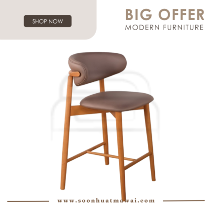 ZOLA RT 1004-STL PUB STOOL (MODA)