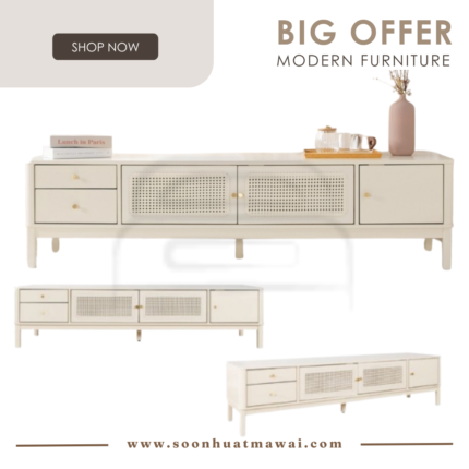 IVORY RT 966-OCC TV UNIT (MODA)