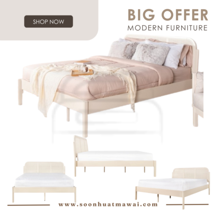 IVORY RT 971-KBE / RT 970-QBE BED FRAME (MODA)