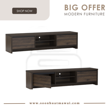 BELDEN 1.8M TV CABINET COCOA