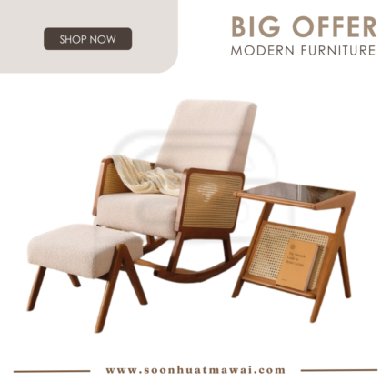 JAMIE RT 1013-RKC HIGHBACK ROCKING CHAIR (MODA)