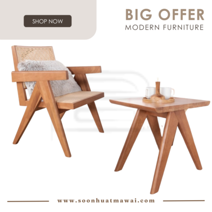 VELENTINA RT 934-CHR ACCENT CHAIR / RT 932-OCC END TABLE (MODA)