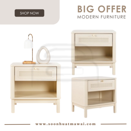 IVORY RT 965-OCC END TABLE (MODA)