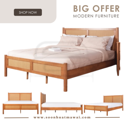 MEGAN RT 958-KBE / RT 957-QBE BED FRAME (MODA)