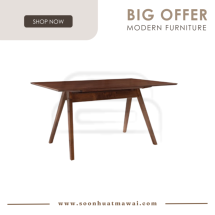 HARRY RT 580-TBL DINING TABLE (MODA)