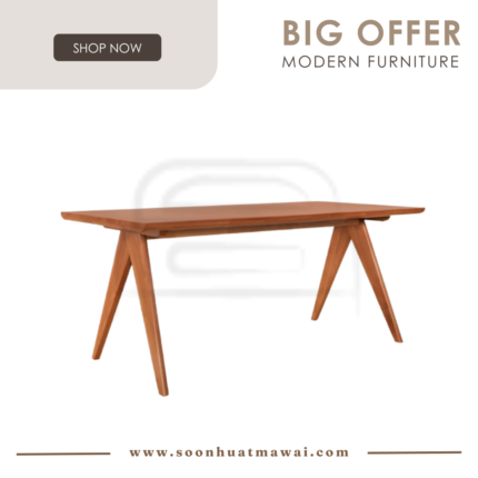 VELENTINA RT 922-TBL DINING TABLE (MODA)