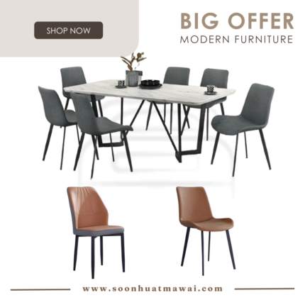 GLAMOUR+9015+1991 DINING SET 1+6