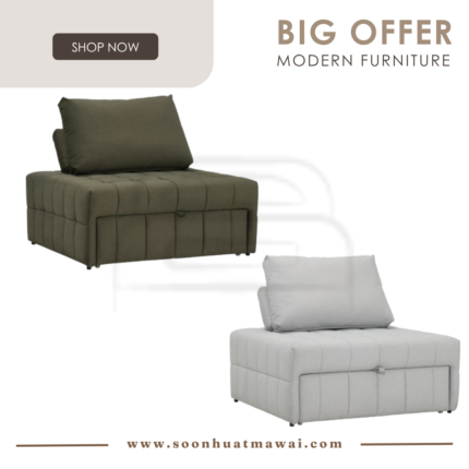 MONTE SOFA BED 3694 / 3691 (PET FRIENDLY FABRIC) (HINLIM)
