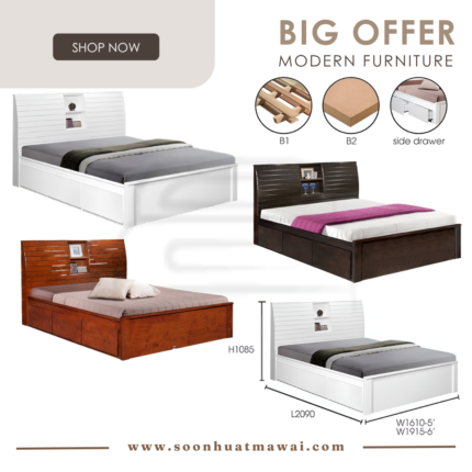 XL 6522, XL 6622 DOUBLE BED QUEEN & KING
