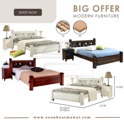 XL 6502, XL 6602 DOUBLE BED QUEEN KING