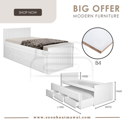 XLV CAPTAIN SINGLE BED