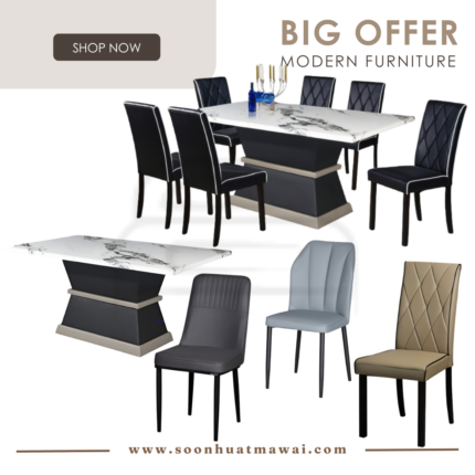 S9-T2 DINING SET 1+6