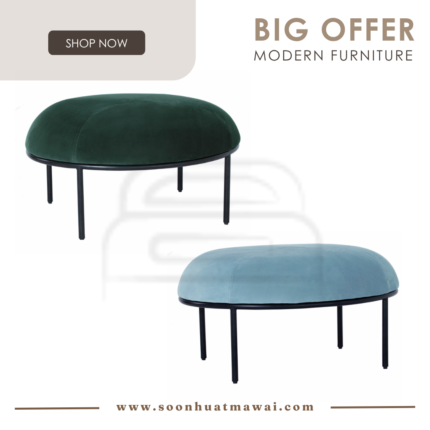 VAMOS OVAL OTTOMAN