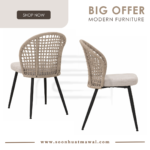 ALLUR DINING CHAIR 802/GREY/80002 (HINLIM)